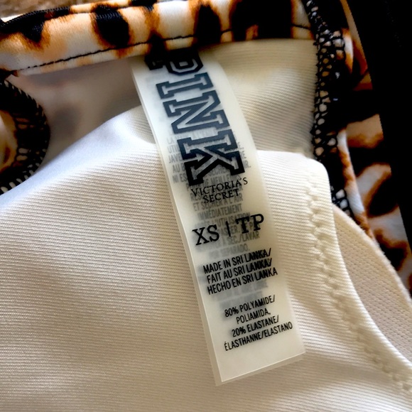 VICTORIA’S SECRET RUFFLE CHEETAH BIKINI TOP - Picture 4 of 5